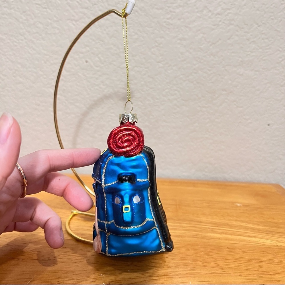 Robert Stanley Blown Glass 2024 Christmas Tree Ornament Blue Backpack Hiking Bag - Picture 5 of 6
